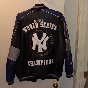 New York Yankees leather jacket 2XL